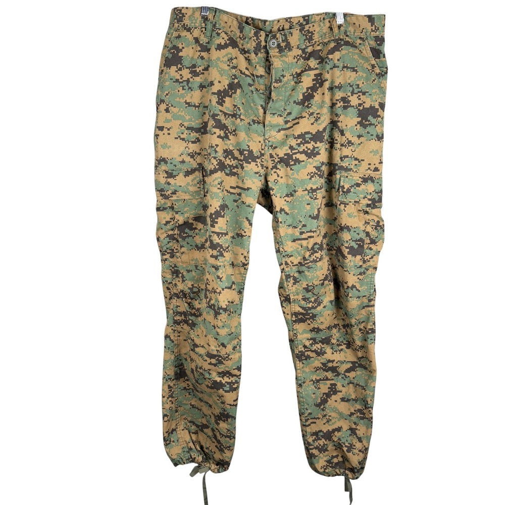 USMC MARPAT Woodland Digital Camo Cargo Pants XL Regular Military Tactical